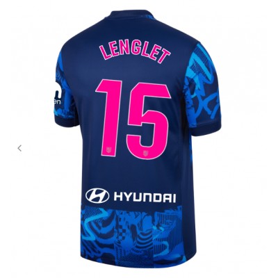 Atletico Madrid Clement Lenglet #15 Tredjetrøje 2024-25 Kortærmet Atletico Madrid Clement Lenglet #15 Tredjetrøje 2024-25 Kortærmet